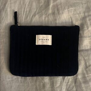 New Sezane velvet pouch